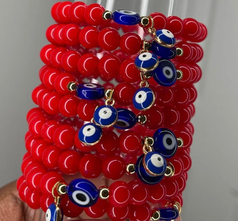 Candy apple bracelets